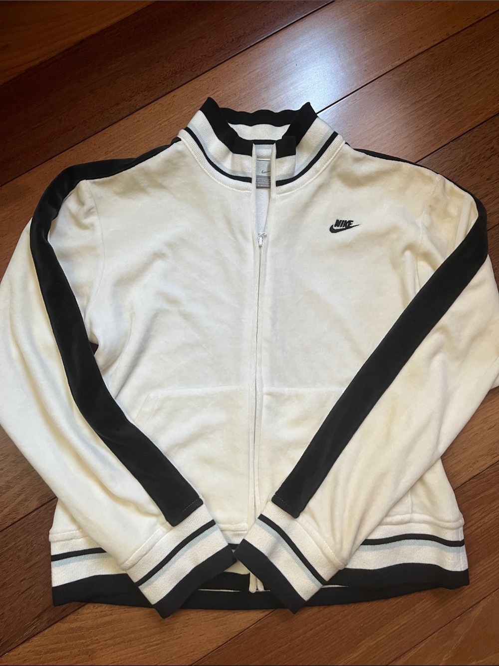 EUC Nike Velour 70s/80s Style Zip Jacket
